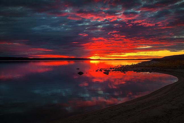 Peterson'S Point Lake Lodge Yellowknife Esterno foto